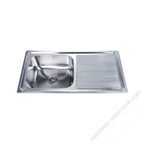 Single Bowl with Drainboard Kitchen Sink WY-9145