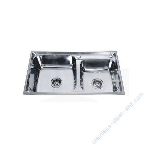 Double  Bowl Kitchen Sink WY-8043DA