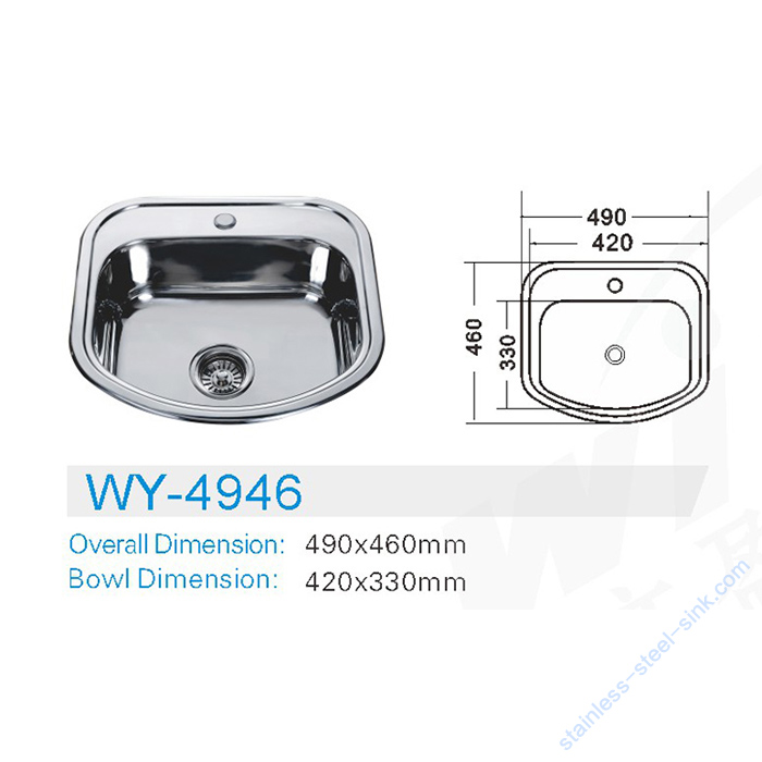 Single Bowl Kitchen Sink WY-4946