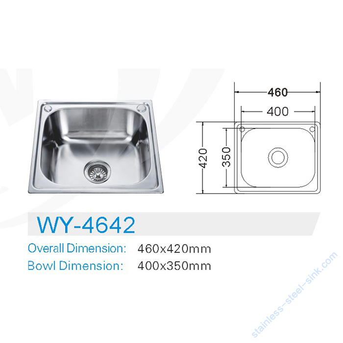 Single Bowl Kitchen Sink WY-4642