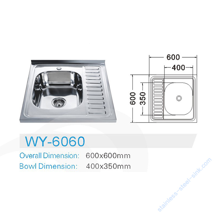 Single Bowl Kitchen Sink WY-6060