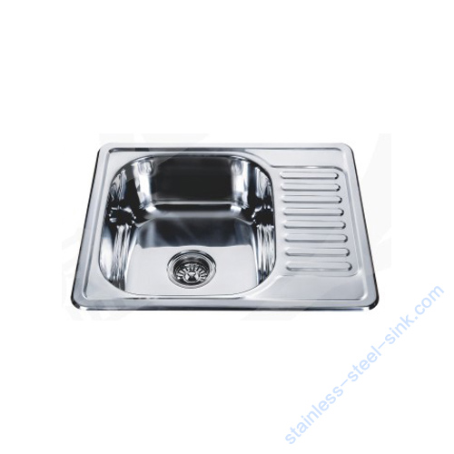 Single Bowl with Drainboard Kitchen Sink WY-5848