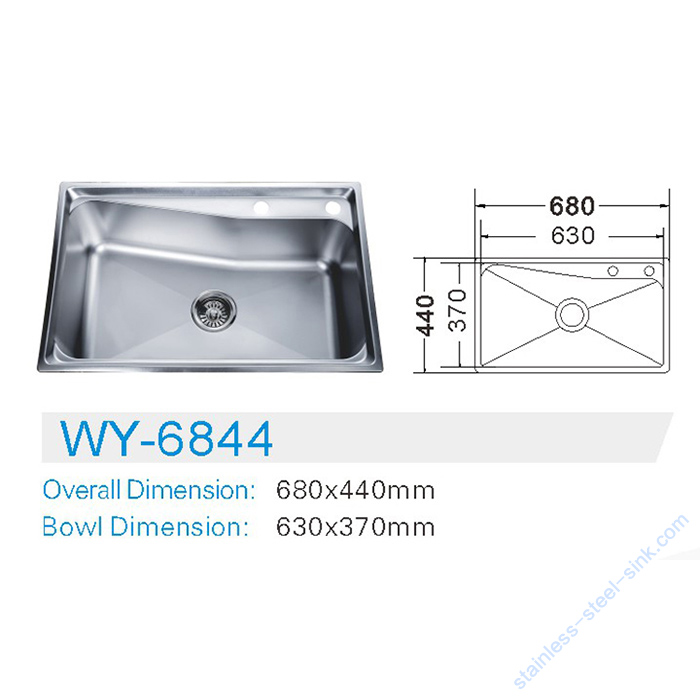 Single Bowl Kitchen Sink WY-6844