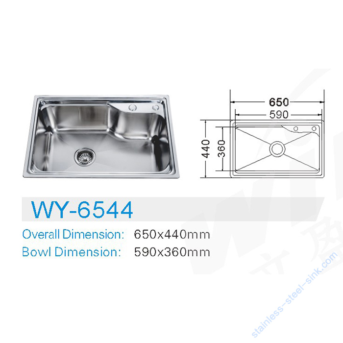 Single Bowl Kitchen Sink WY-6544