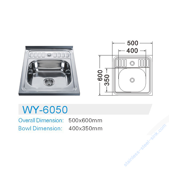 Single Bowl Kitchen Sink WY-6050