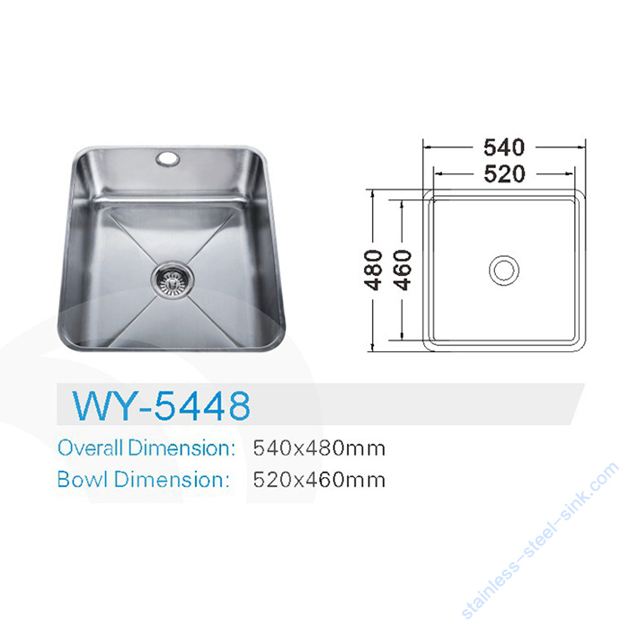 Single Bowl Kitchen Sink WY-5448