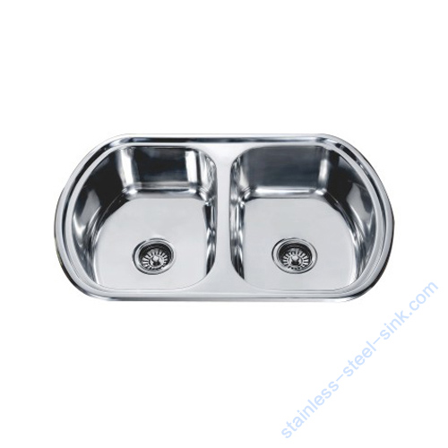 Double Bowl Kitchen Sink WY-7749D