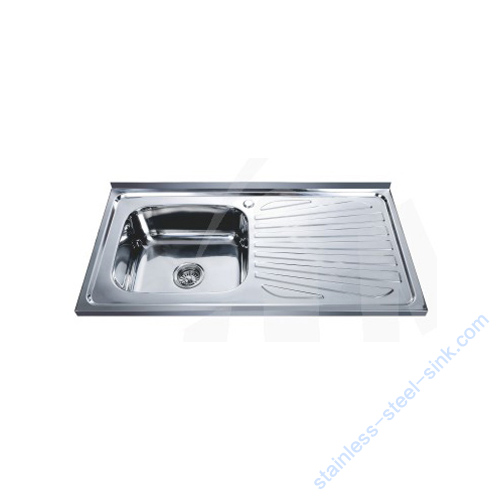 Single Bowl With Drainboard Stainless Steel Kitche