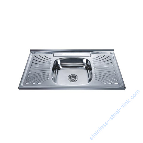 Single Bowl with Drainboard Kitchen Sink WY-10050C