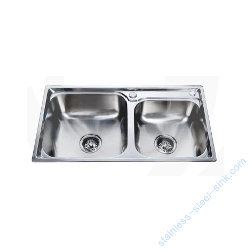 Double Bowl Kitchen Sink WY-7540DA