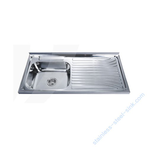 Single Bowl with Drainboard Kitchen Sink WY-10050A