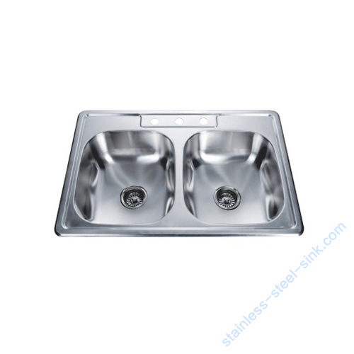 Double Bowl Kitchen Sink WY-3322