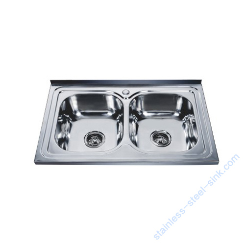 Double  Bowl Kitchen Sink WY-8050D