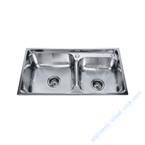 Double Bowl Kitchen Sink WY-8043DB