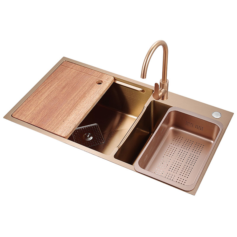 Pressed and Welded Kitchen Sink 7543 7843 8045 8245
